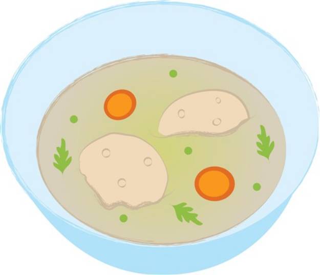 Picture of Bowl Of Soup SVG File