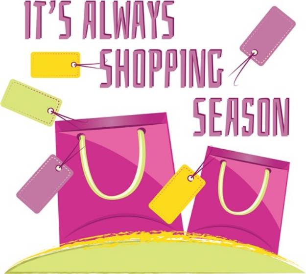 Picture of Shopping Season SVG File