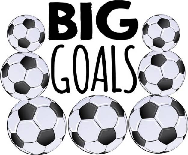 Picture of Big Goals SVG File
