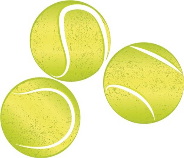 Picture of Tennis Balls SVG File