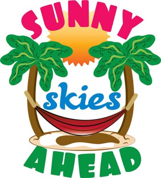 Picture of Summy Skies SVG File