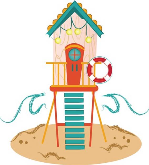 Picture of Beach Shack SVG File