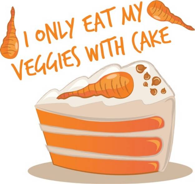 Picture of Veggie Cake SVG File