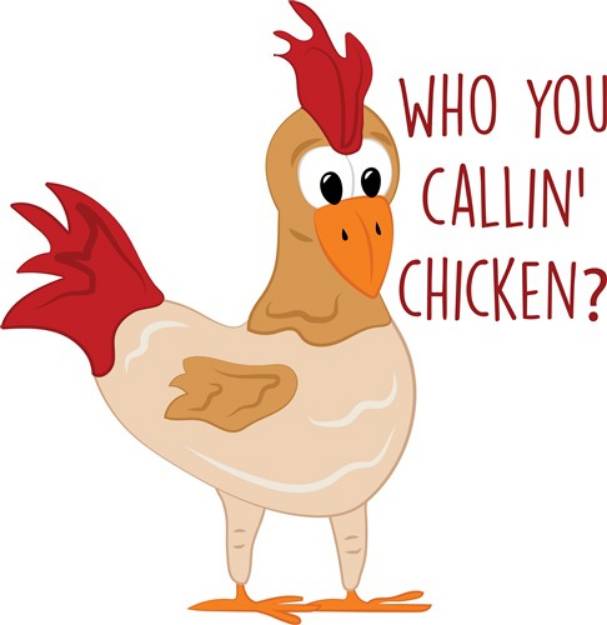 Picture of Callin Chicken SVG File