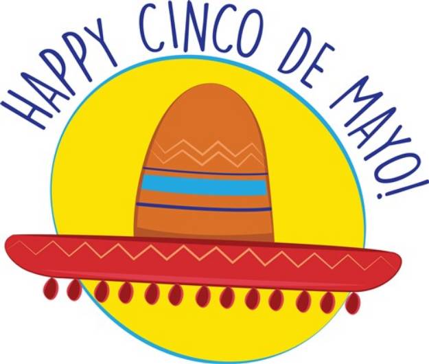 Picture of Happy Cinco de Mayo SVG File
