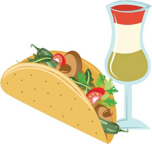 Picture of Mexican Food SVG File