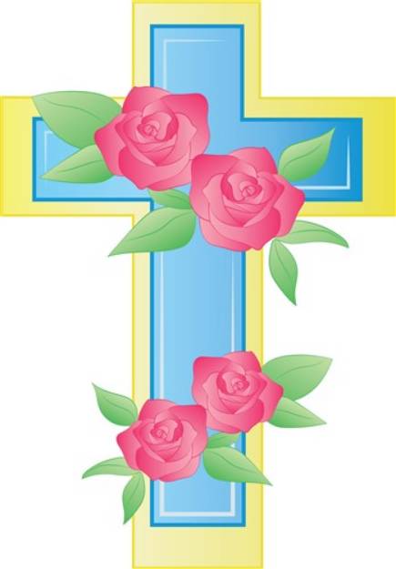 Picture of Easter Cross SVG File