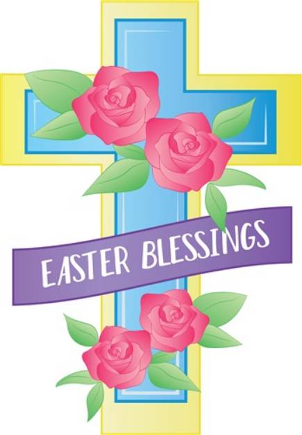 Picture of Easter Blessings SVG File