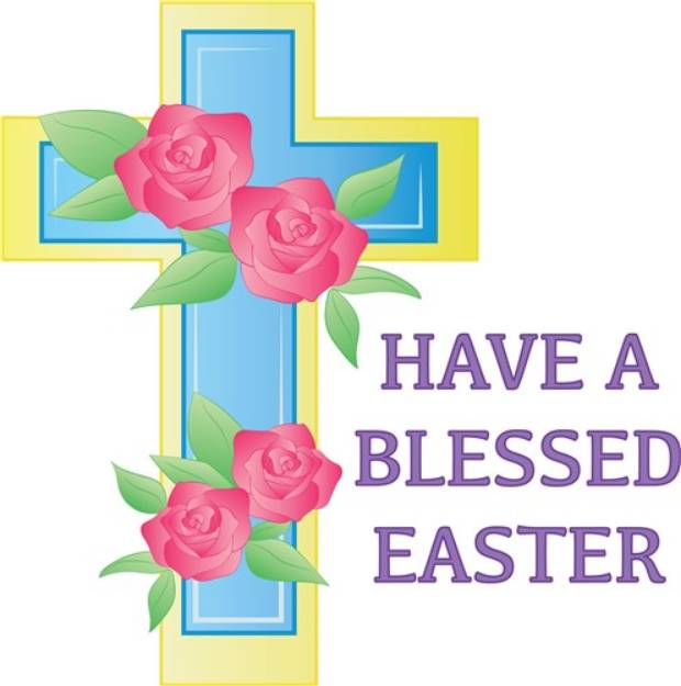 Picture of Blessed Easter SVG File