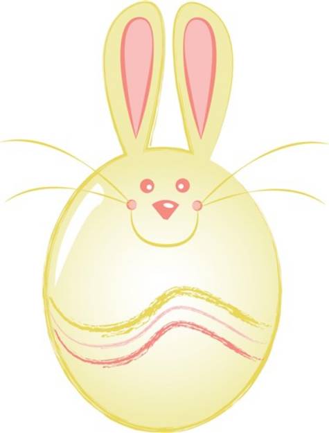 Picture of Bunny Egg SVG File
