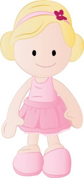 Picture of Girl Doll SVG File
