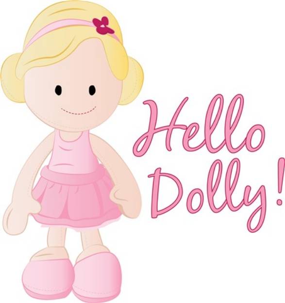 Picture of Hello Dolly SVG File