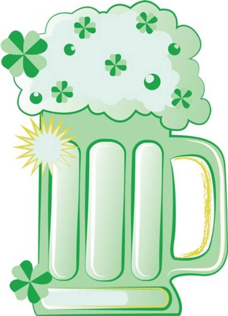 Picture of Green Beer SVG File