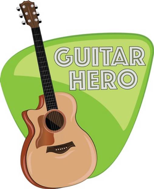 Picture of Guitar Hero SVG File