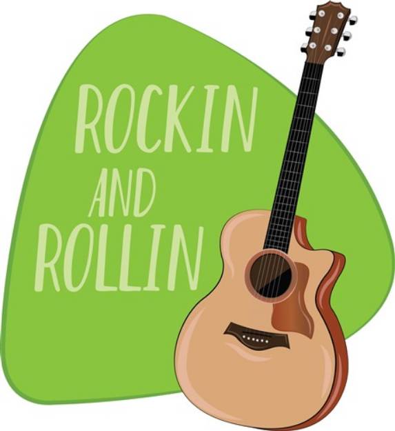 Picture of Rockin Rollin SVG File