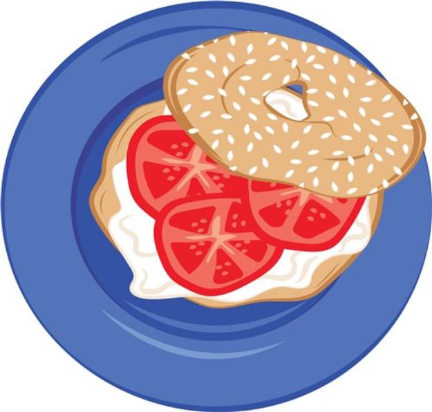 Picture of Bagel Meal SVG File