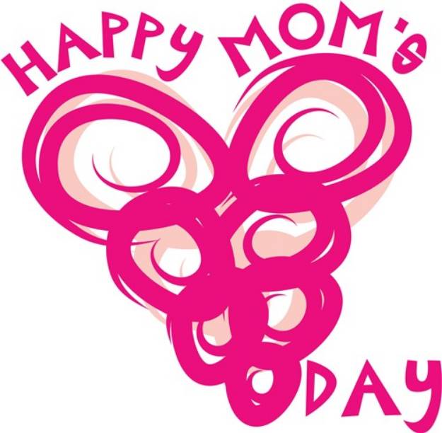 Picture of Happy Moms Day SVG File
