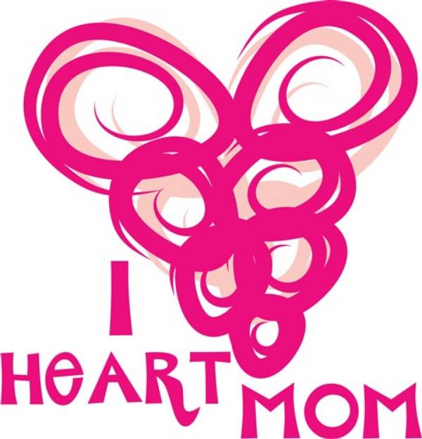 Picture of I Heart Mom SVG File