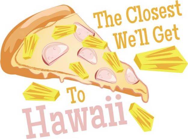 Picture of Hawaiian Pizza SVG File