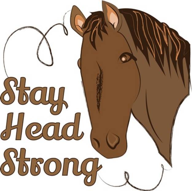 Picture of Stay Head Strong SVG File