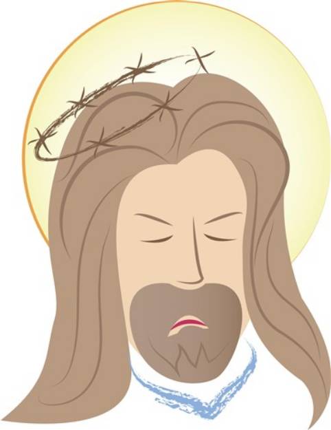 Picture of Jesus Christ SVG File