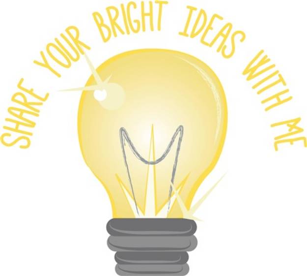 Picture of Bright Ideas SVG File
