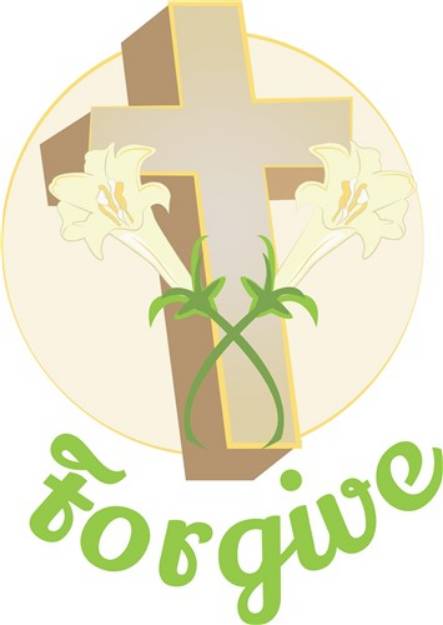 Picture of Forgive Cross SVG File