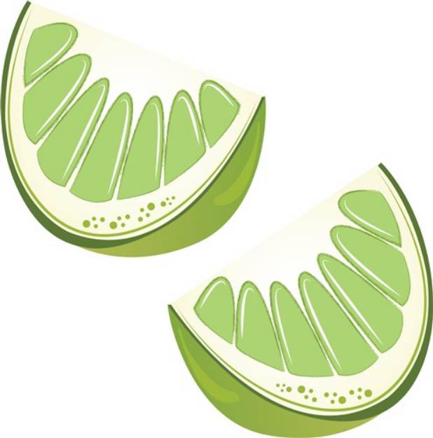 Picture of Lime Slices SVG File