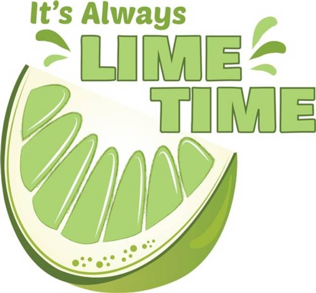 Picture of Its Always Lime Time SVG File