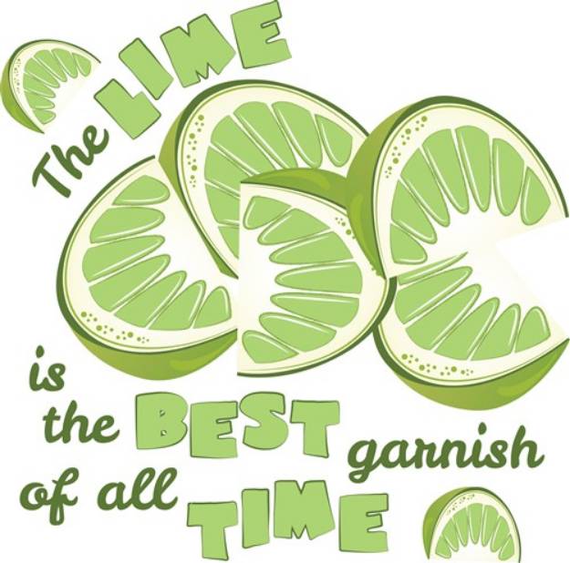 Picture of Lime Garnish SVG File