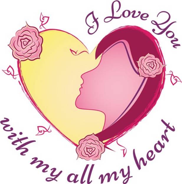 Picture of Love You SVG File