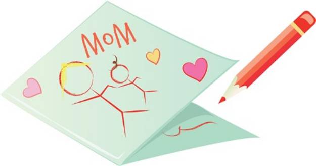 Picture of Mothers Day Card SVG File