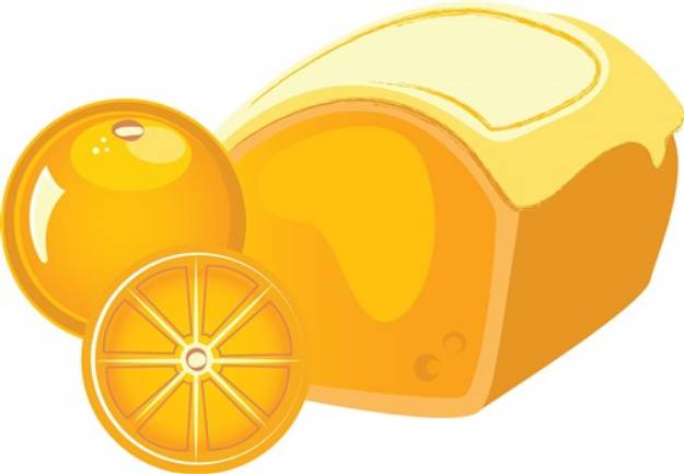 Picture of Orange Pound Cake SVG File