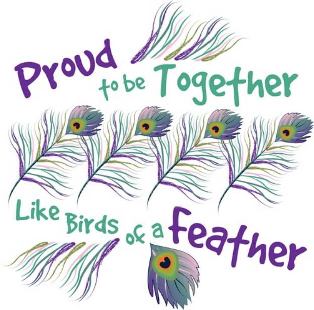 Picture of Birds Of Feather SVG File