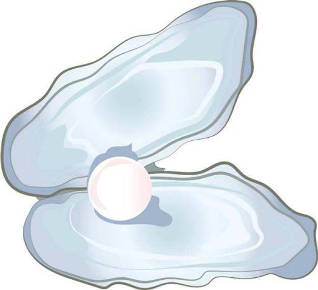 Picture of Oyster Pearl SVG File