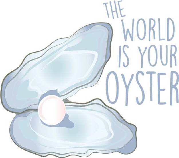 Picture of World Is Oyster SVG File