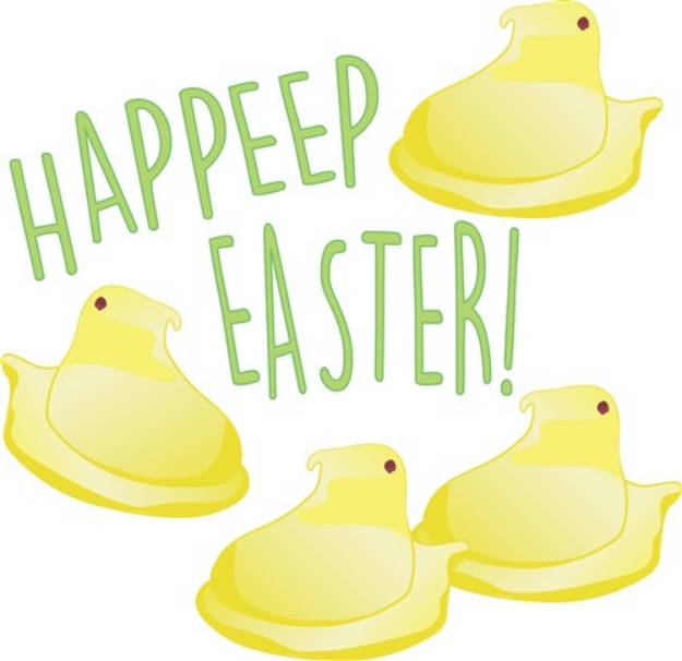 Picture of Happeep Easter SVG File