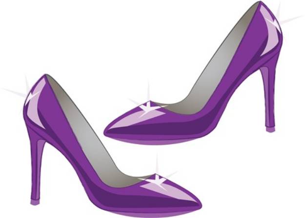 Picture of Purple Heels SVG File