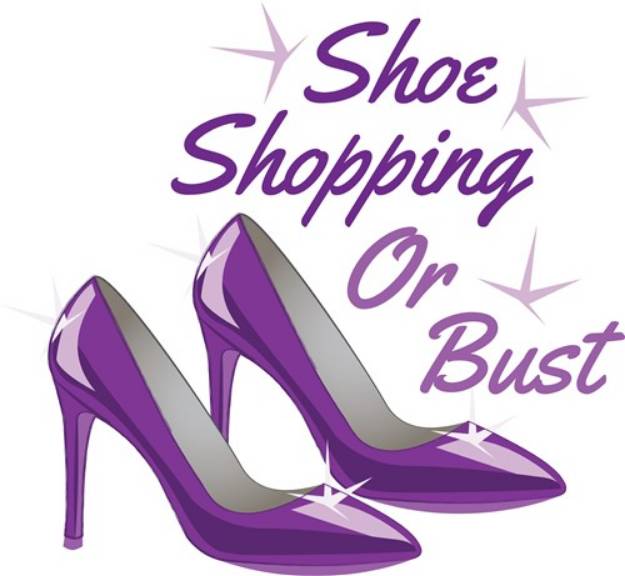 Picture of Shoe Shopping SVG File