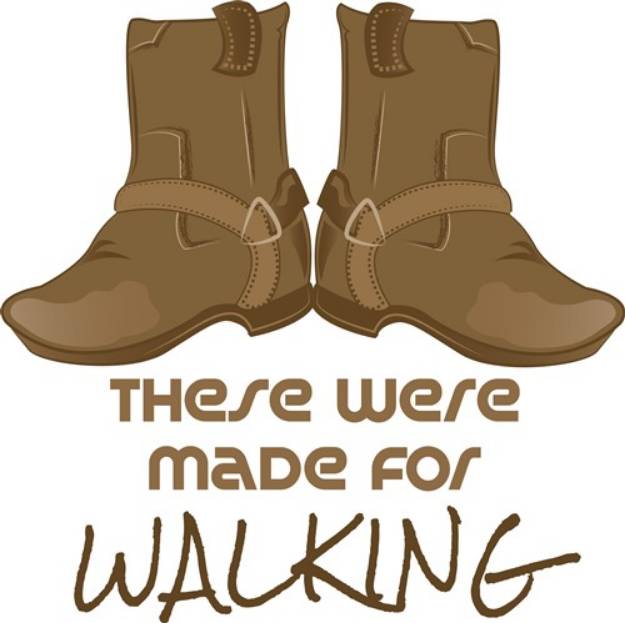 Picture of Walking Boots SVG File