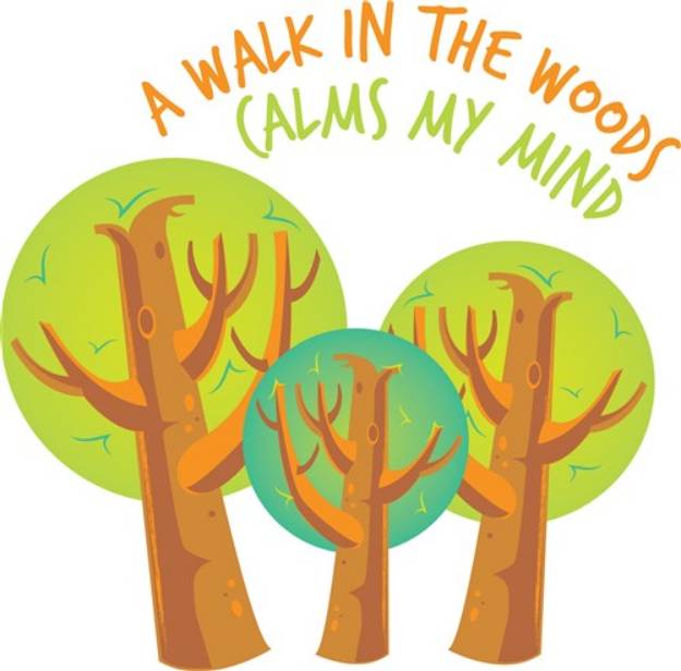 Picture of Walk In The Woods SVG File