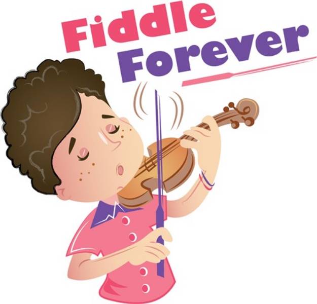 Picture of Fiddle Forever SVG File