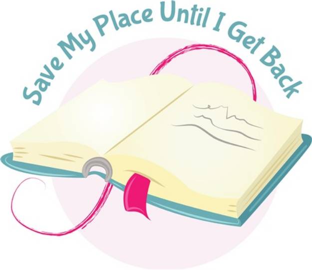 Picture of Save My Place SVG File