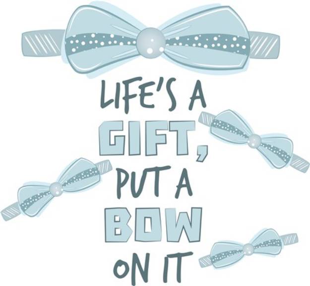 Picture of Put Bow On It SVG File
