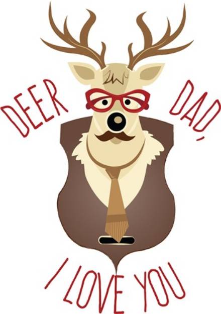 Picture of Deer Dad SVG File