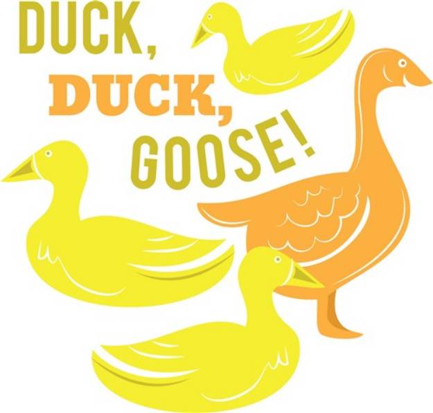 Picture of Duck Goose SVG File