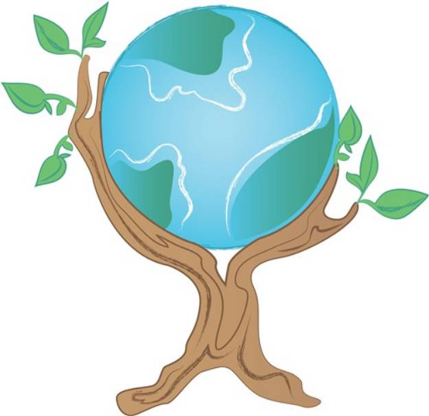 Picture of Earth Tree SVG File