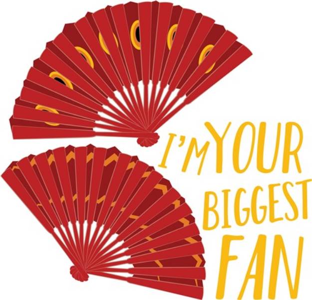 Picture of Biggest Fan SVG File