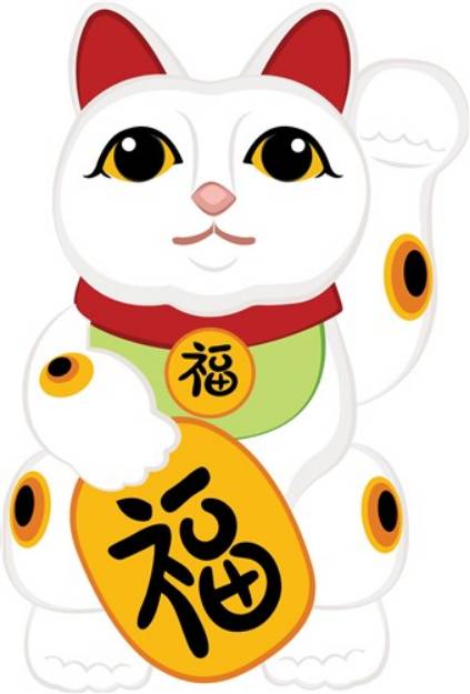 Picture of Asian Kitty SVG File