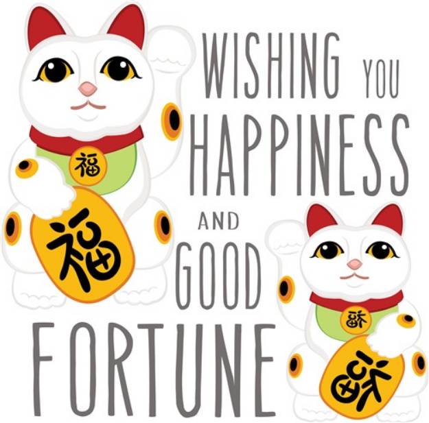 Picture of Wishing Happiness SVG File